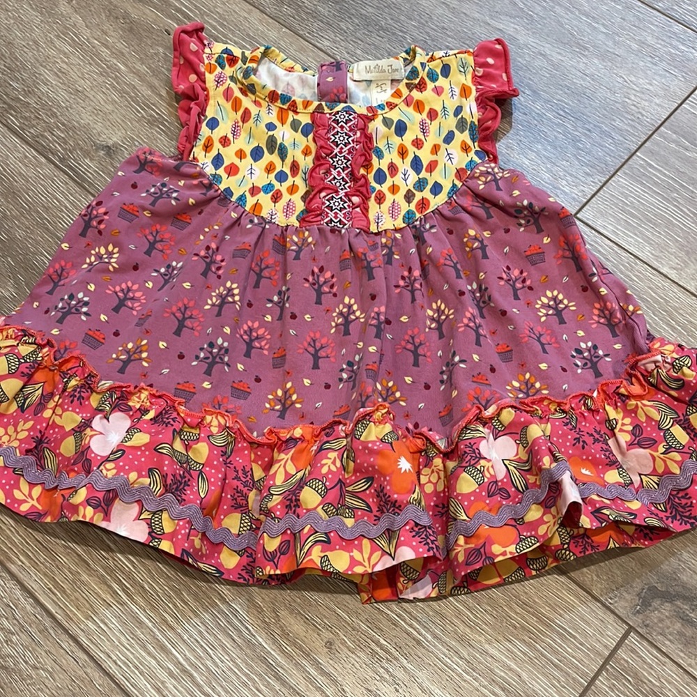 🍎 of your eye- Matilda Jane adorable apple tree dress size 2
